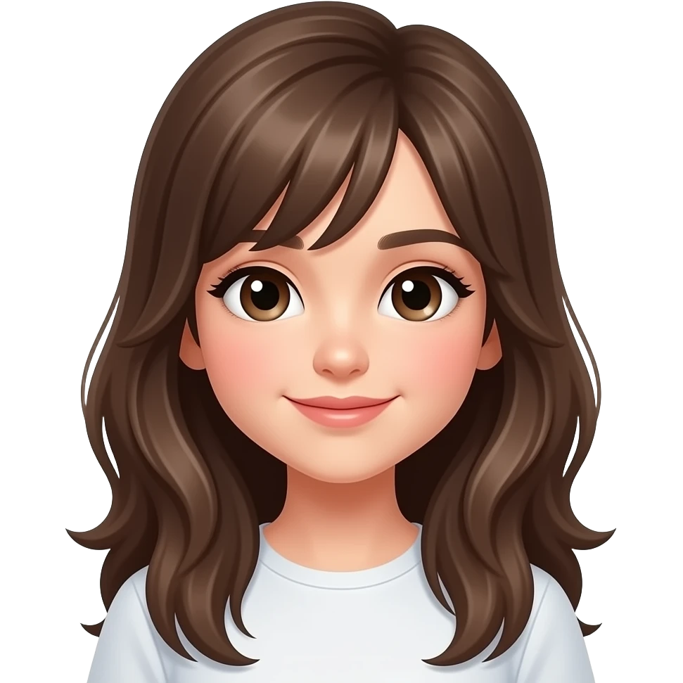 Cute girl emoji