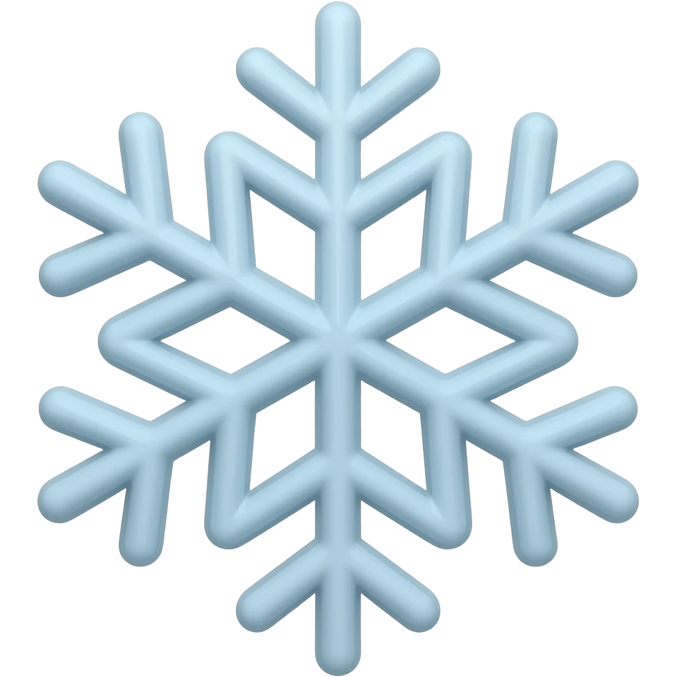 Snow emoji