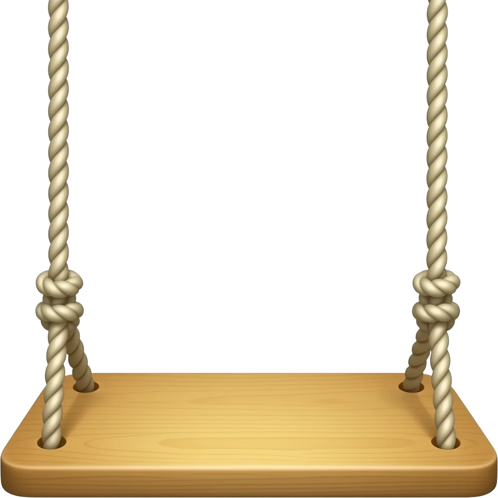 swing seat with rope emoji