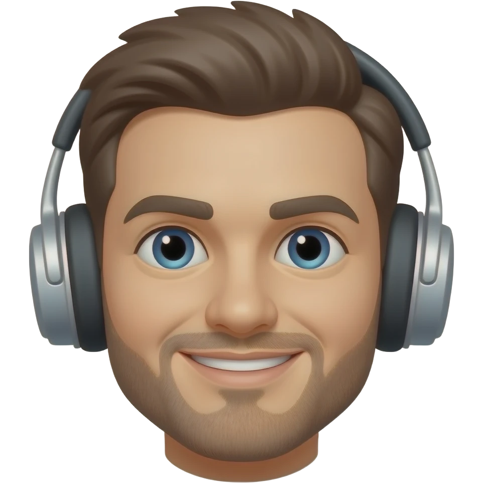 Combine this one 😌 with this another one 🎧, keep the first emoji, dont change the face emoji