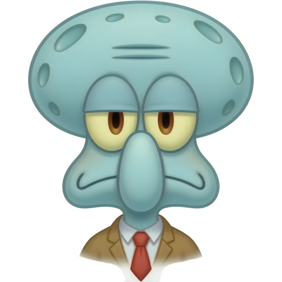 Squidward tentacles emoji