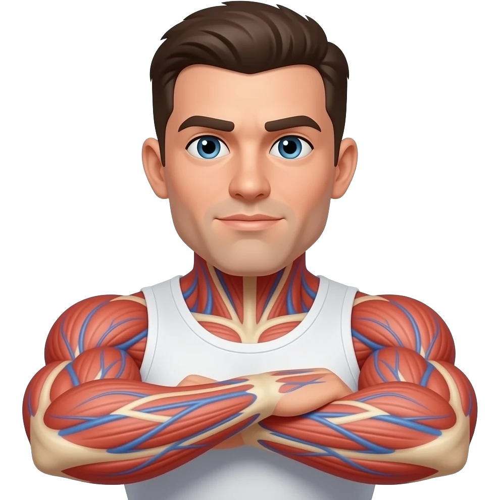 arms with veins emoji