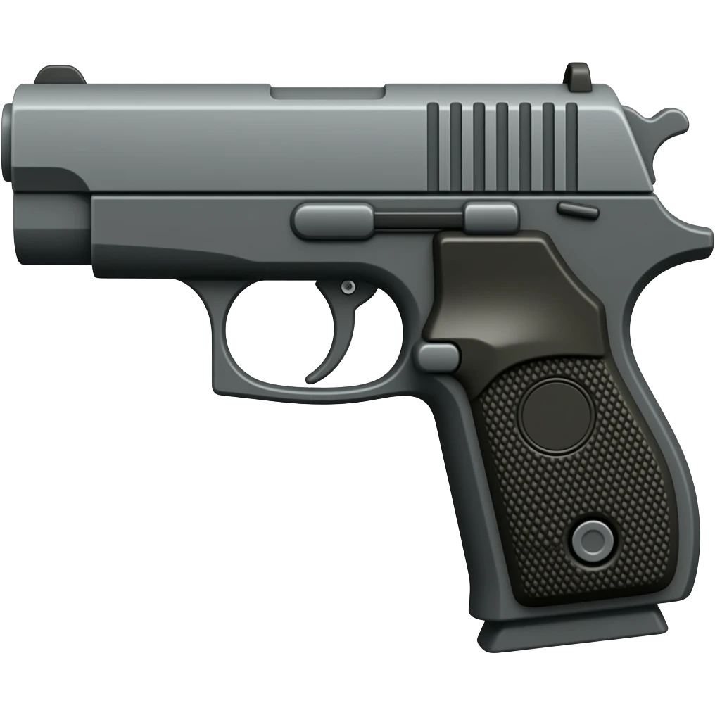 Pistol gun emoji