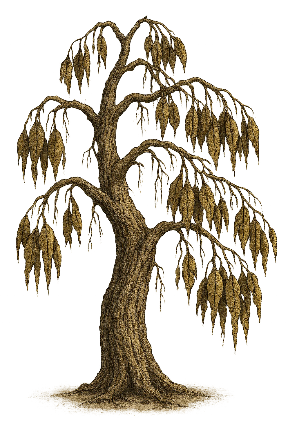 ALBERO APPASSITO AMMOSCIATO emoji