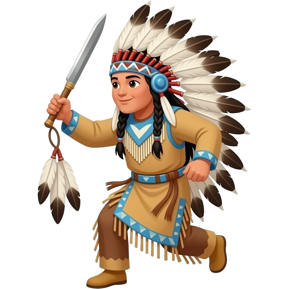 Native American pow wow emoji