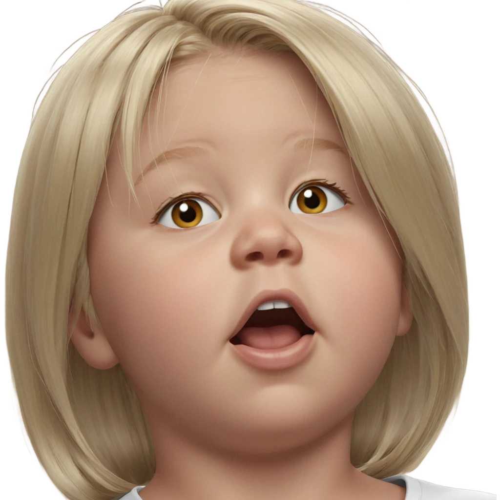 blonde girl meme portrait emoji