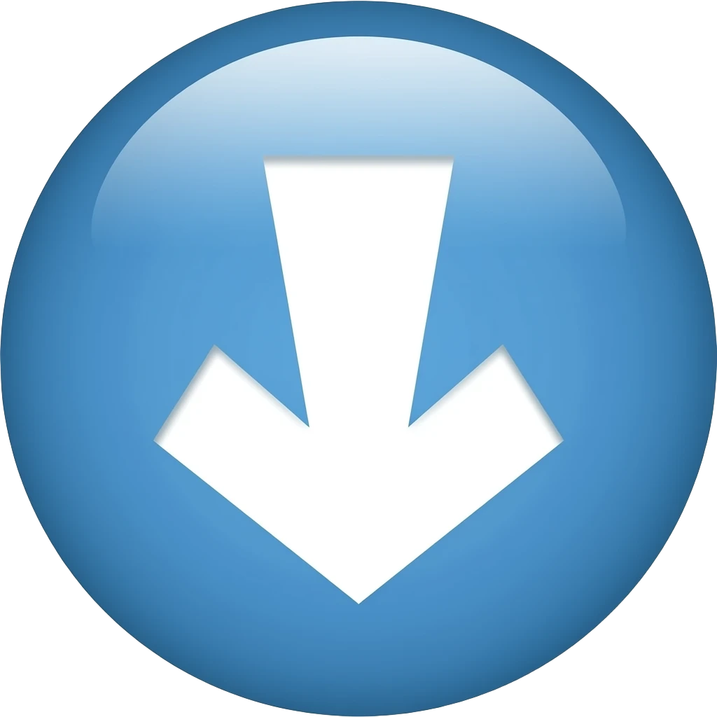 Blue circle with a white mark inside of it emoji