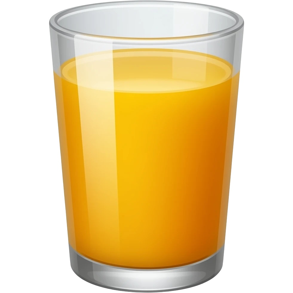 orange juice glass emoji