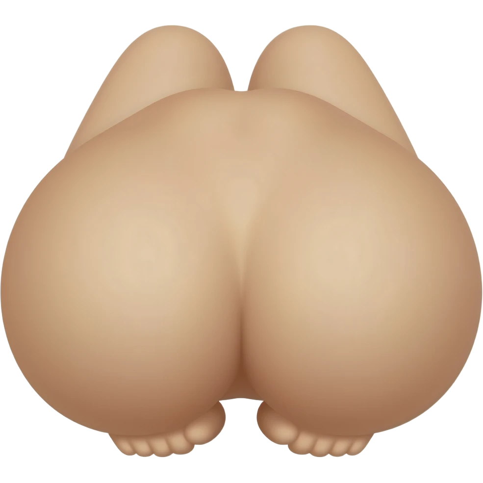 butt sitting on face nude emoji
