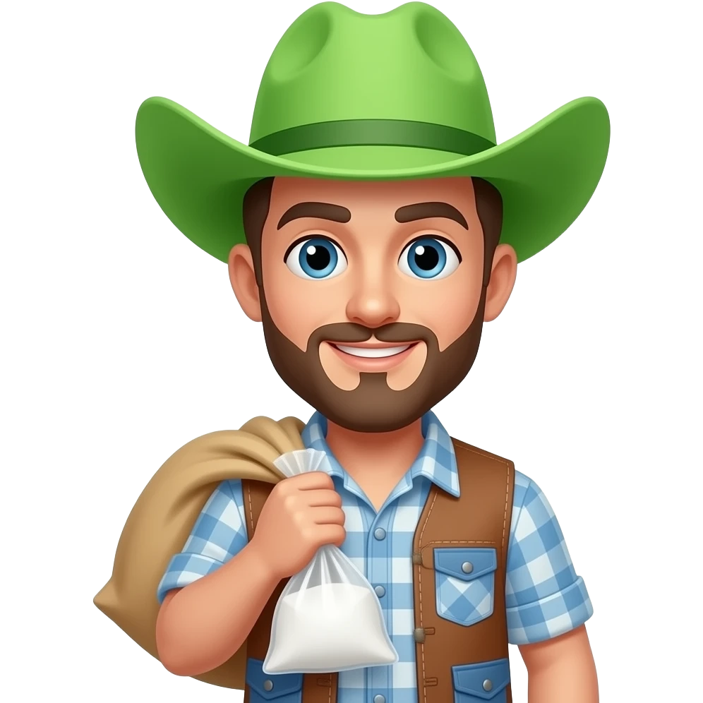 lime dih sugar cow boy emoji