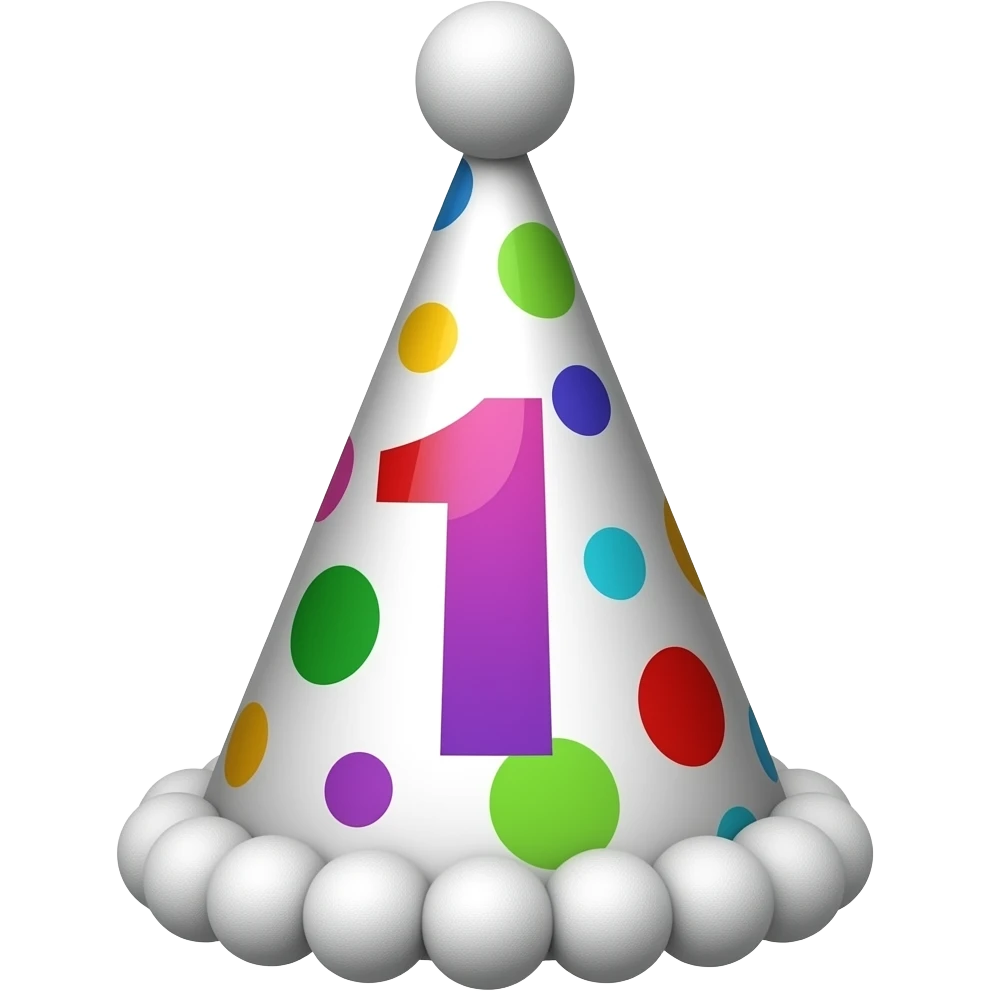 10TH BIRTHDAY HAT emoji