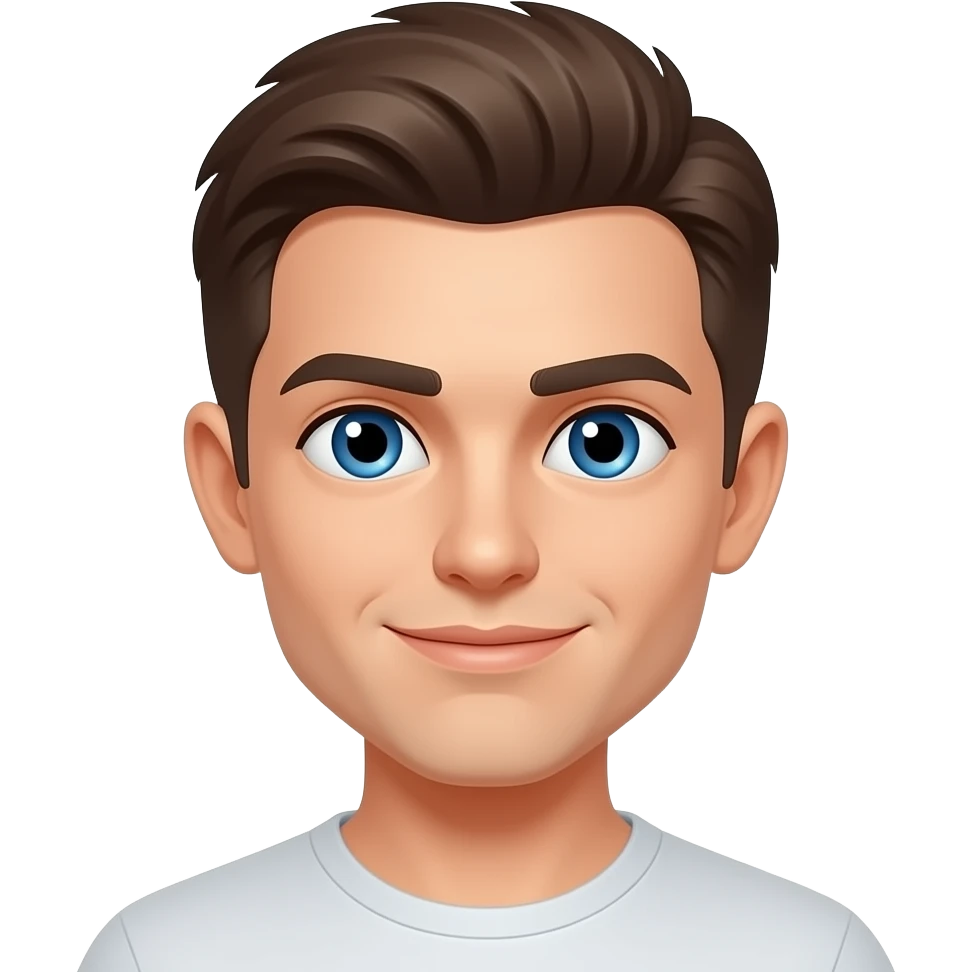 make the eyes solid blue emoji