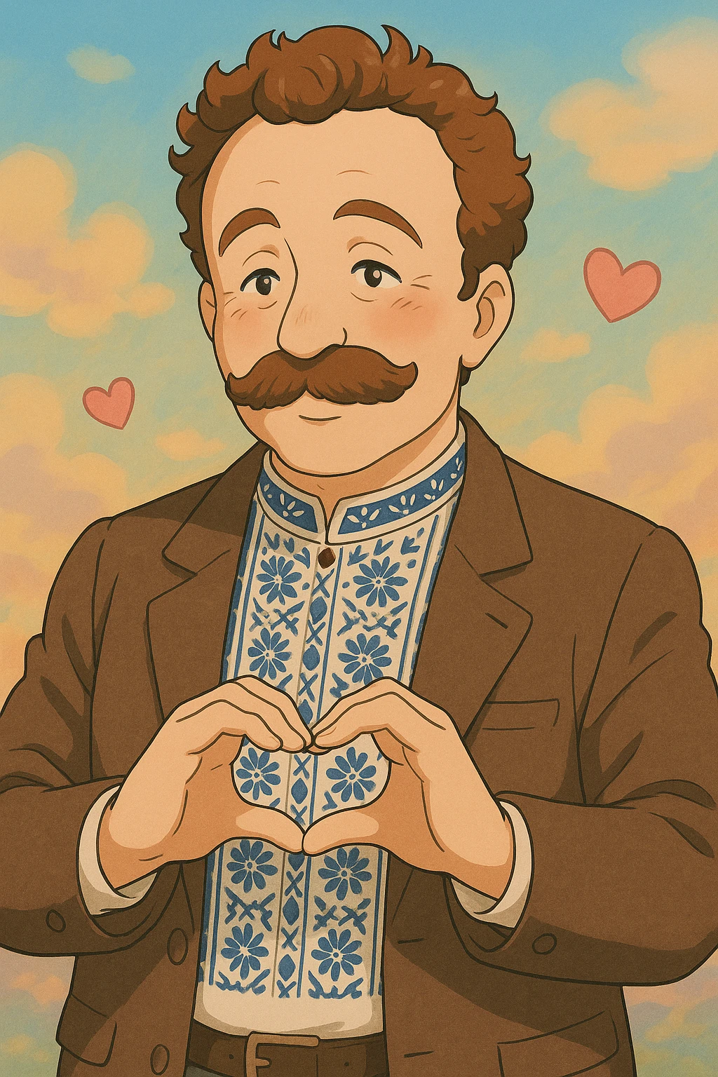 heart shaped hands emoji