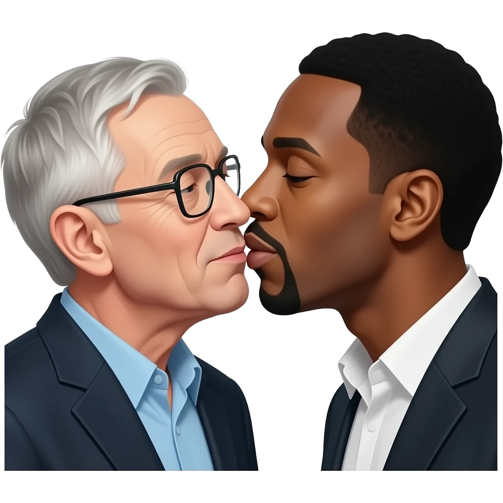Stephen Hawking, kissing Diddy emoji