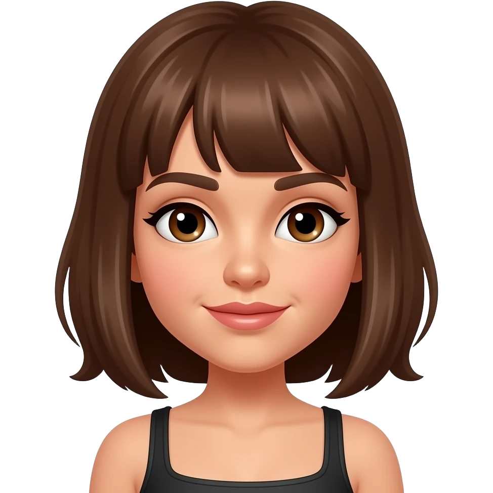 Hot Brown bad girl emoji