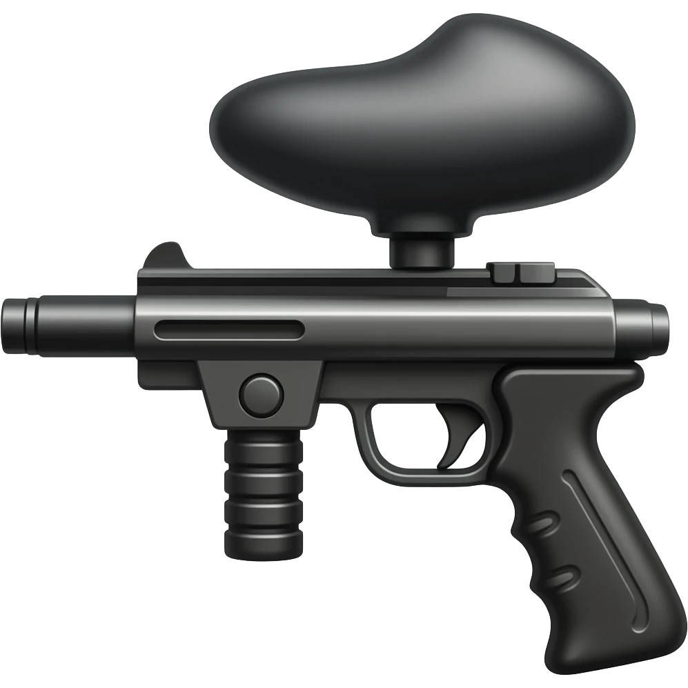 Electronic paintball emoji