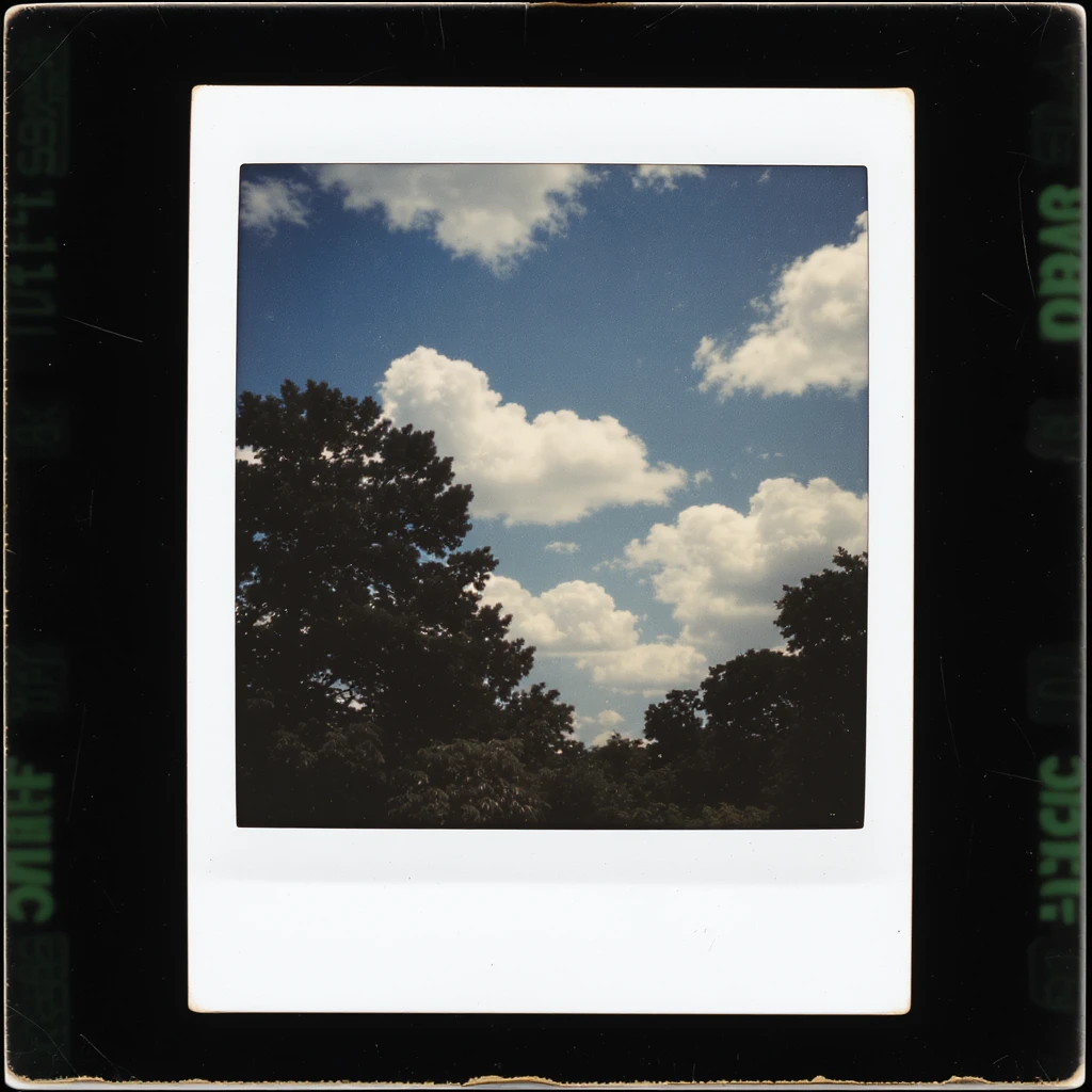 A sunny day with trees, sky, and clouds emoji