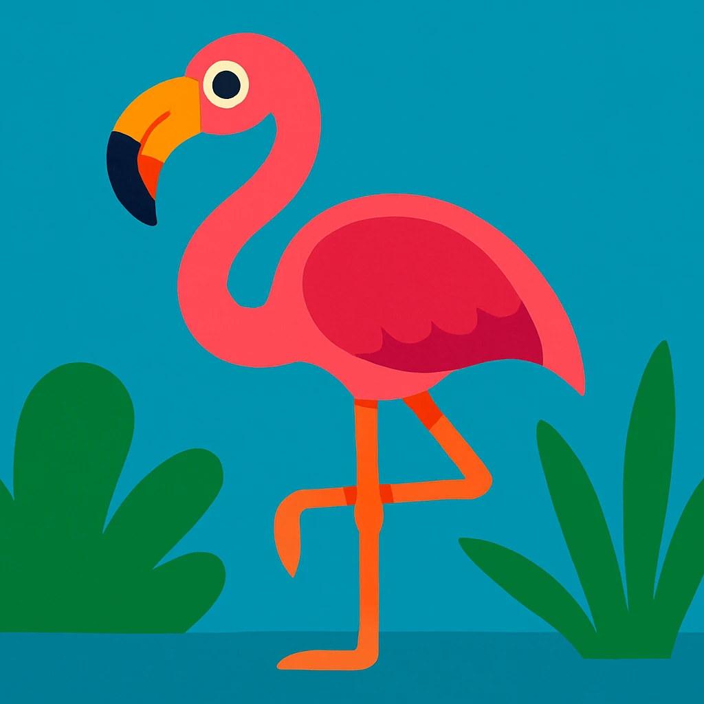 Flamingo emoji