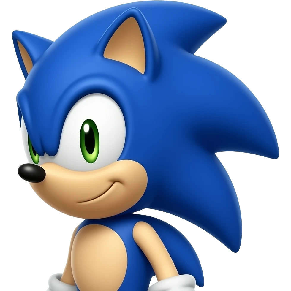 Sonic the hedgehog emoji