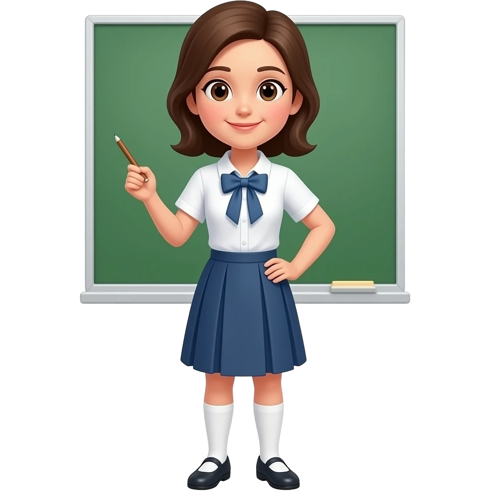primary school teacher female body emoji