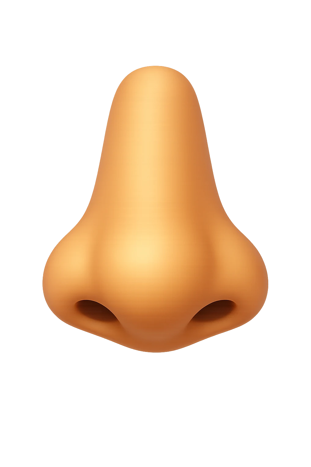 emoji 3d stile iphone di naso umano emoji