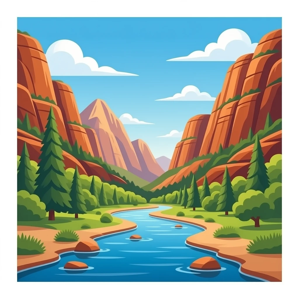 Zion National Park - the narrows emoji