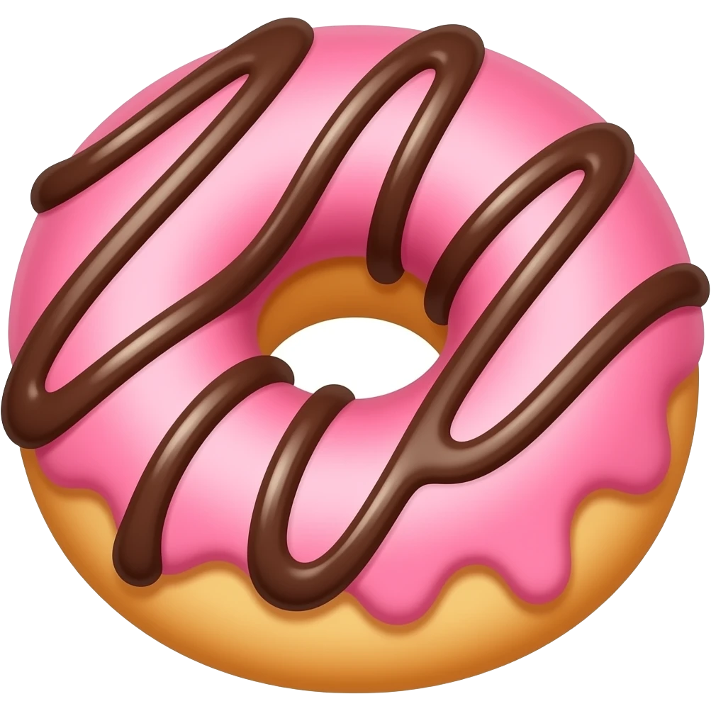 Creamed donut emoji