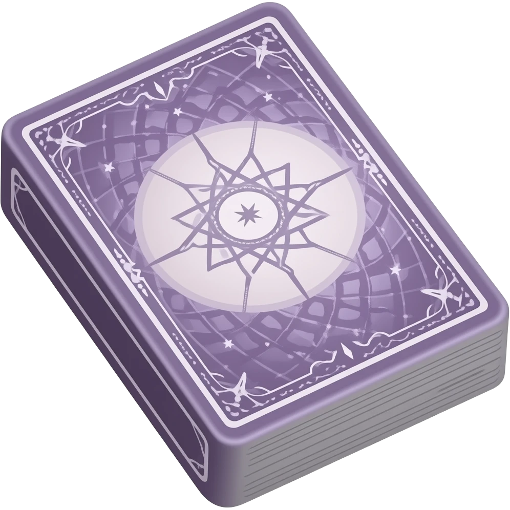 Purple magic tarot emoji