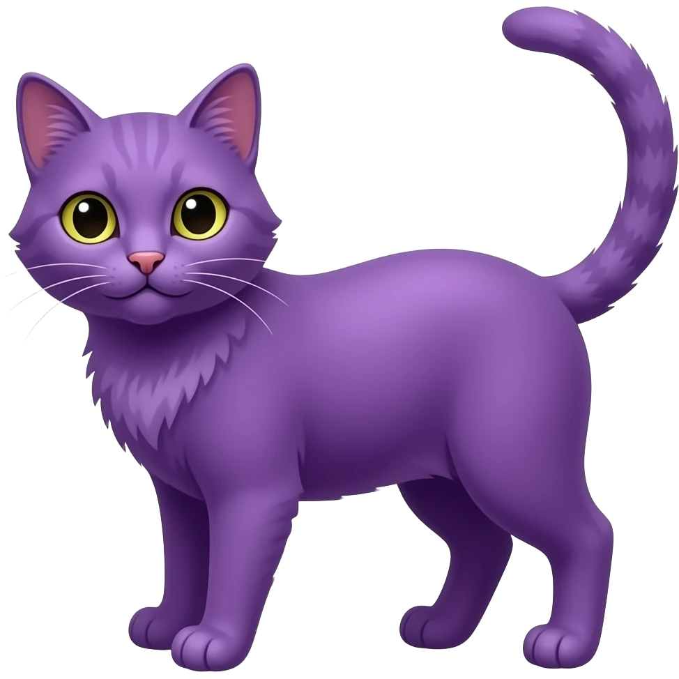 purple cat emoji