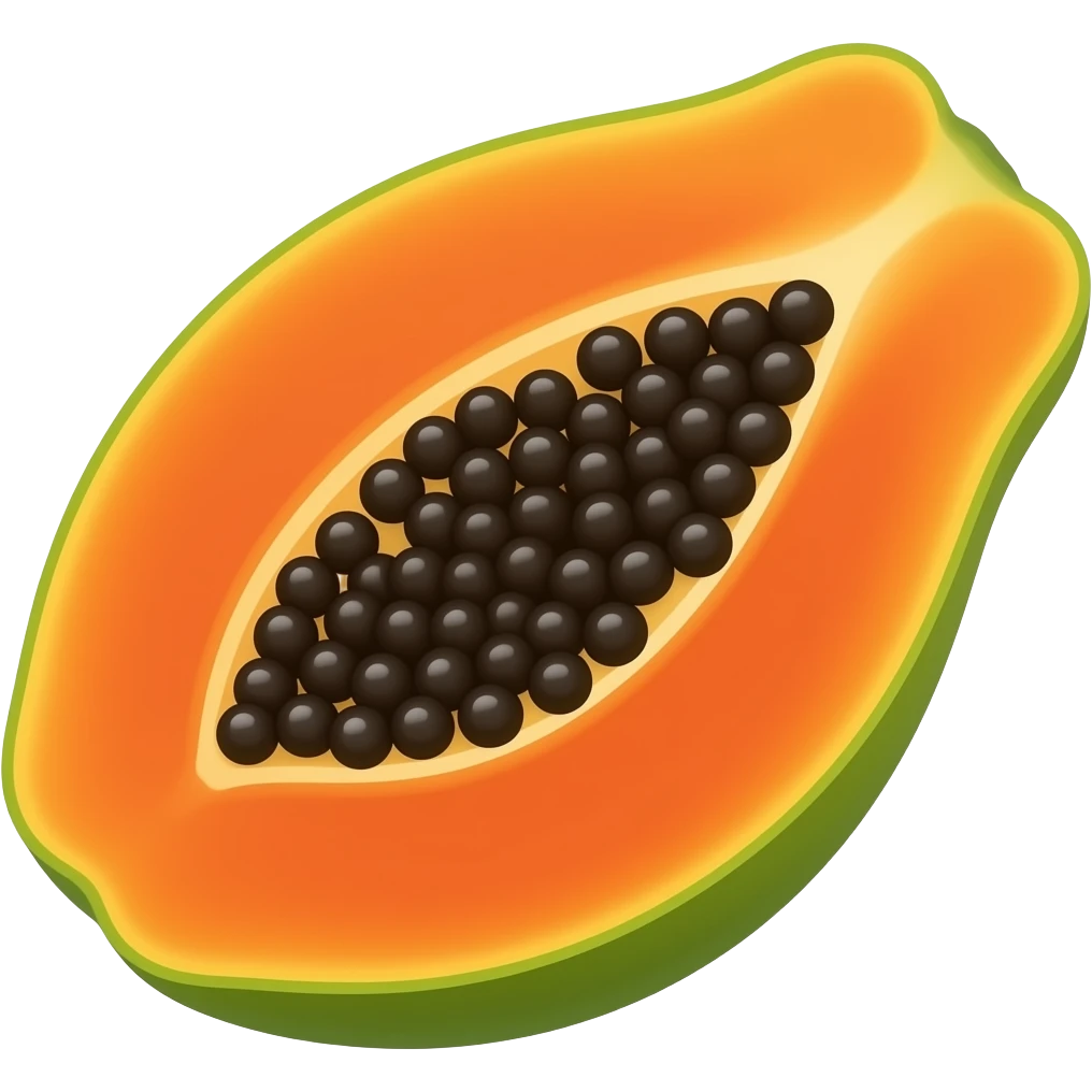 papaya emoji