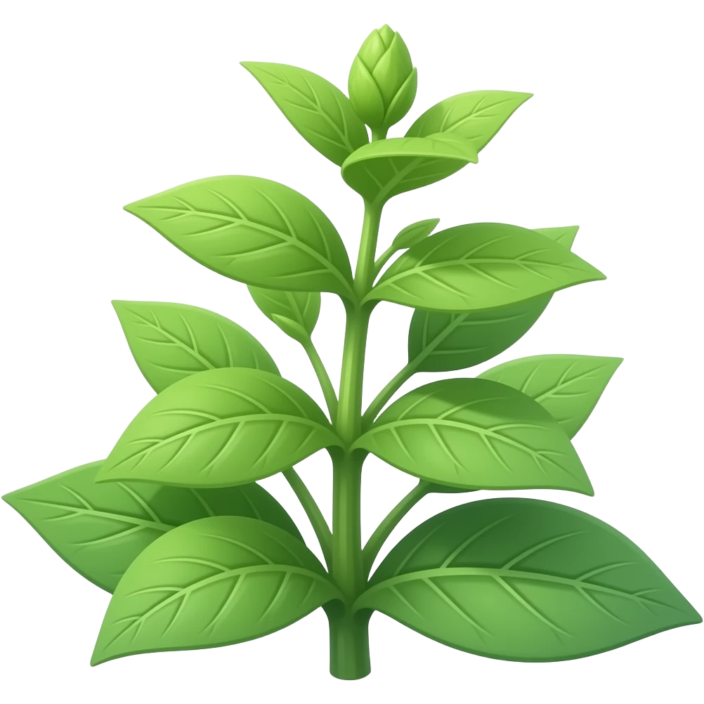 Сделай стикер Пак мне с бадами мои хлорофилл магний emoji