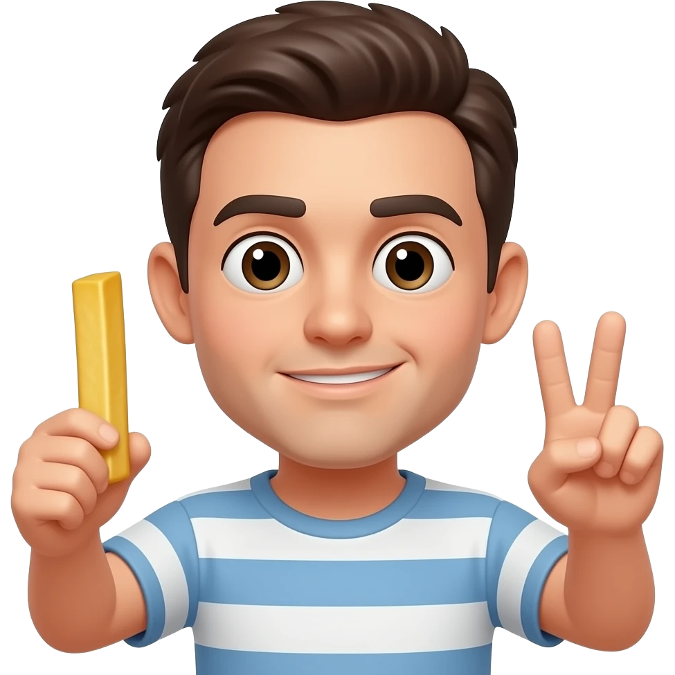 i want someone hold a 🍟 in one hand and a ✌🏽with this face 😬 emoji