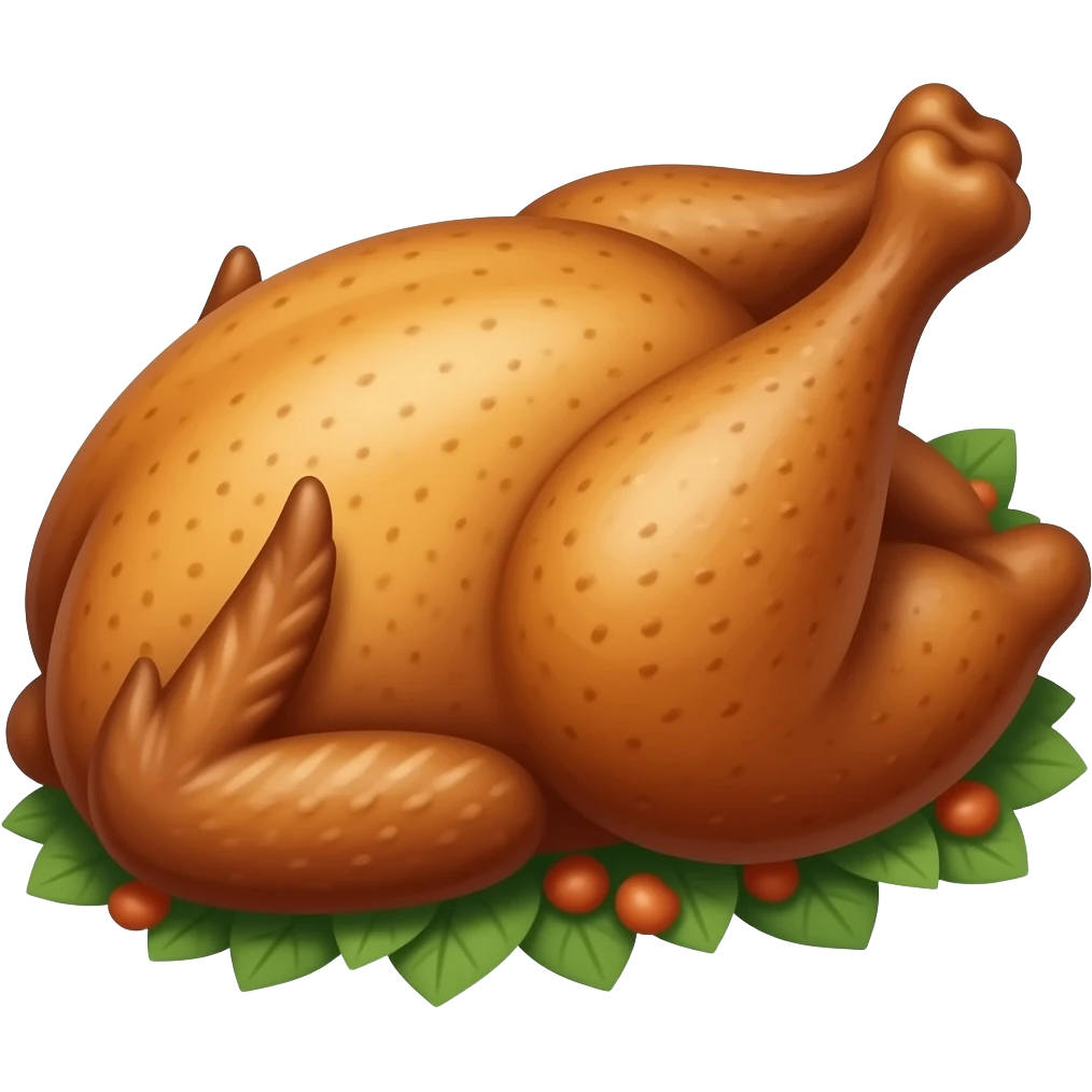 stuffed chicken emoji