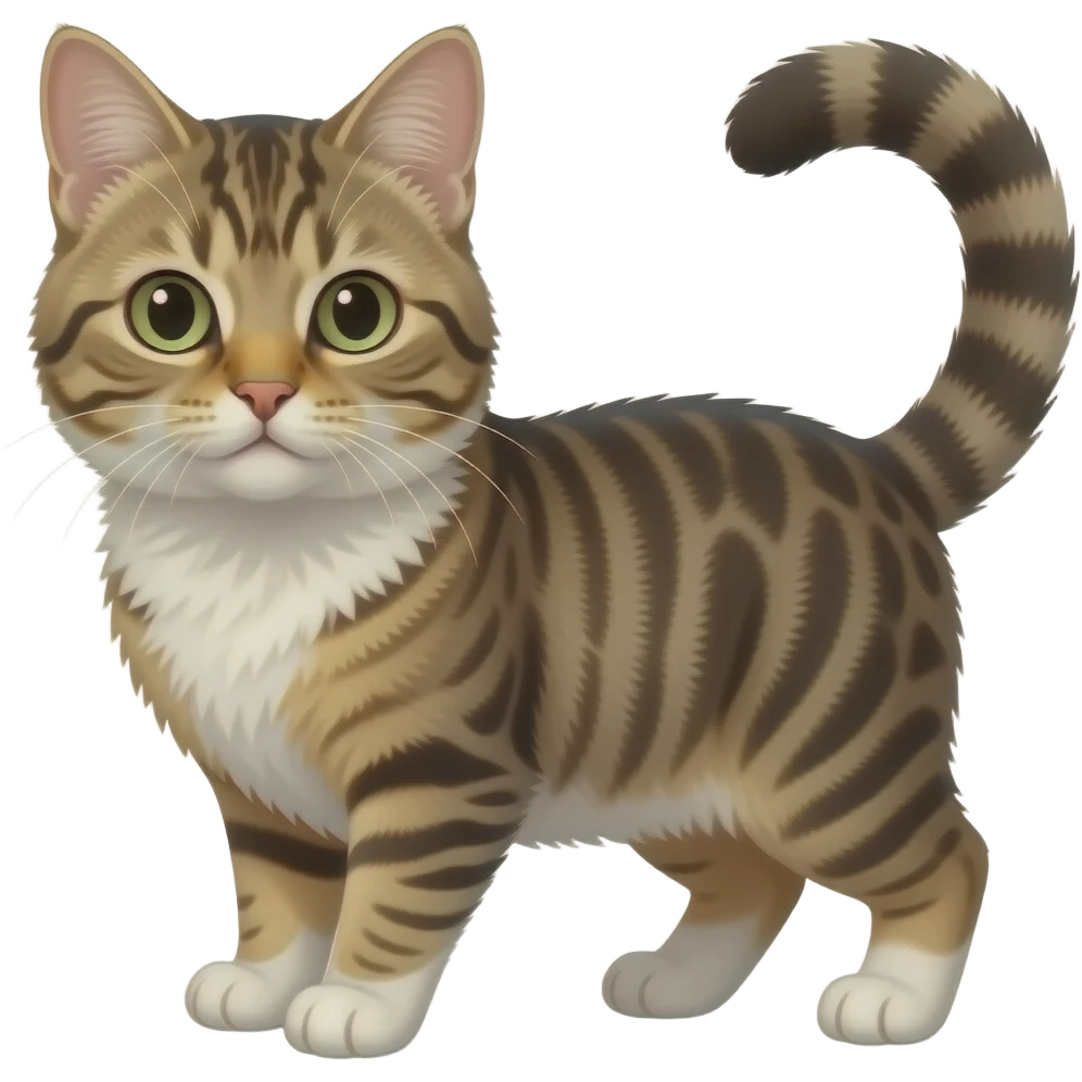 Skookum-Kinkalow-Munchkin-Minskin-Bambino-Lambkin-Napoleon-Cat-hybrid emoji