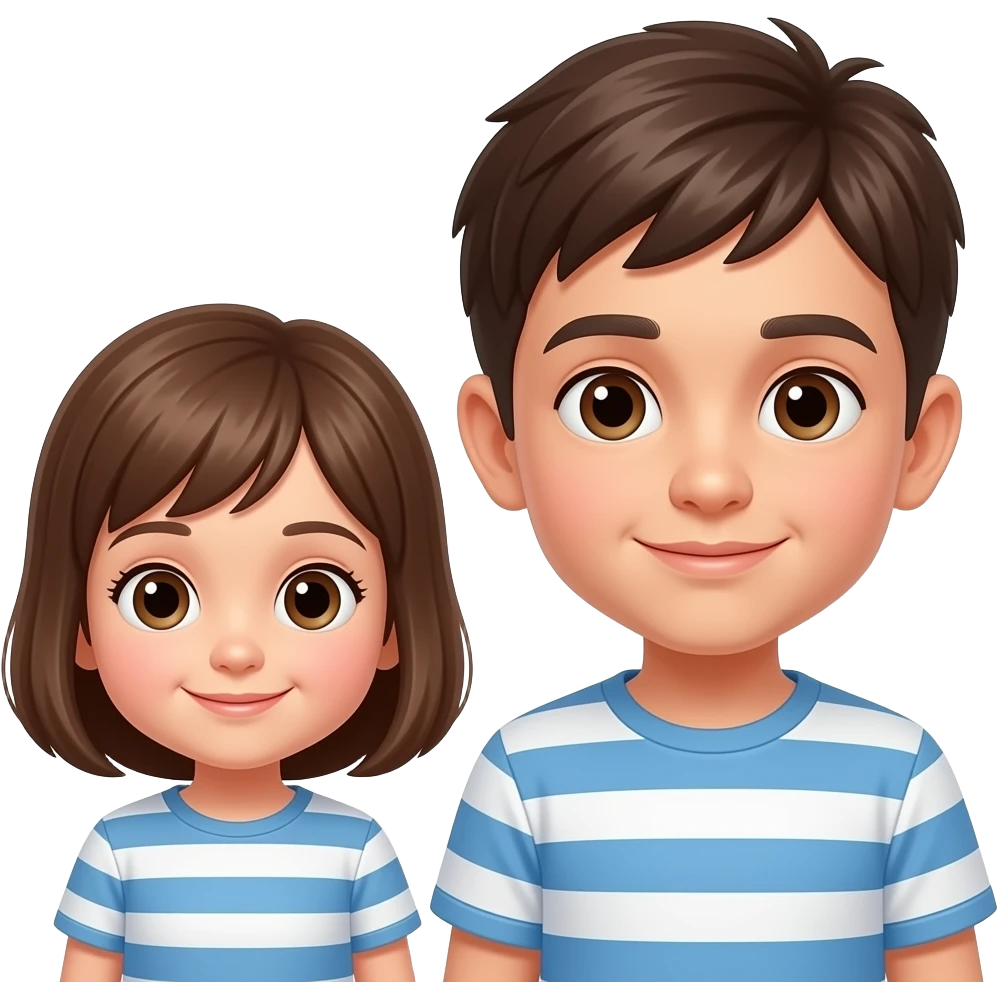 little kid and big kid emoji
