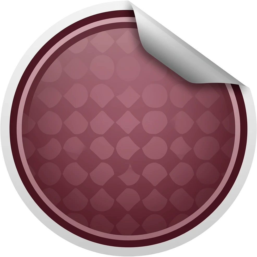 Burgundy stickers emoji