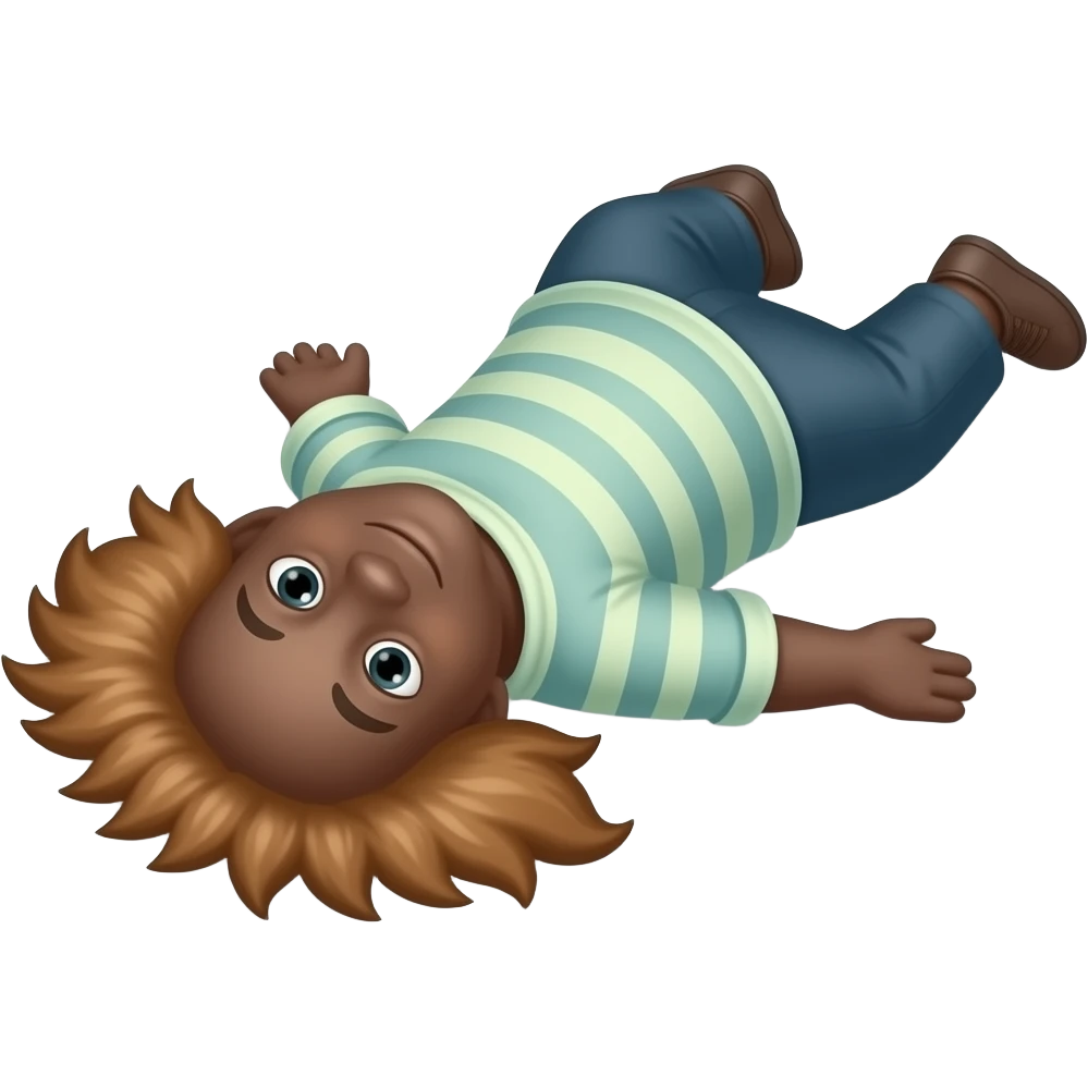 yamal lying face down on floor emoji