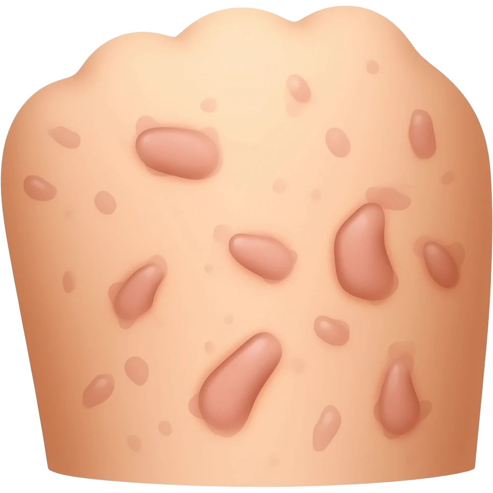 피부에 아토피 emoji