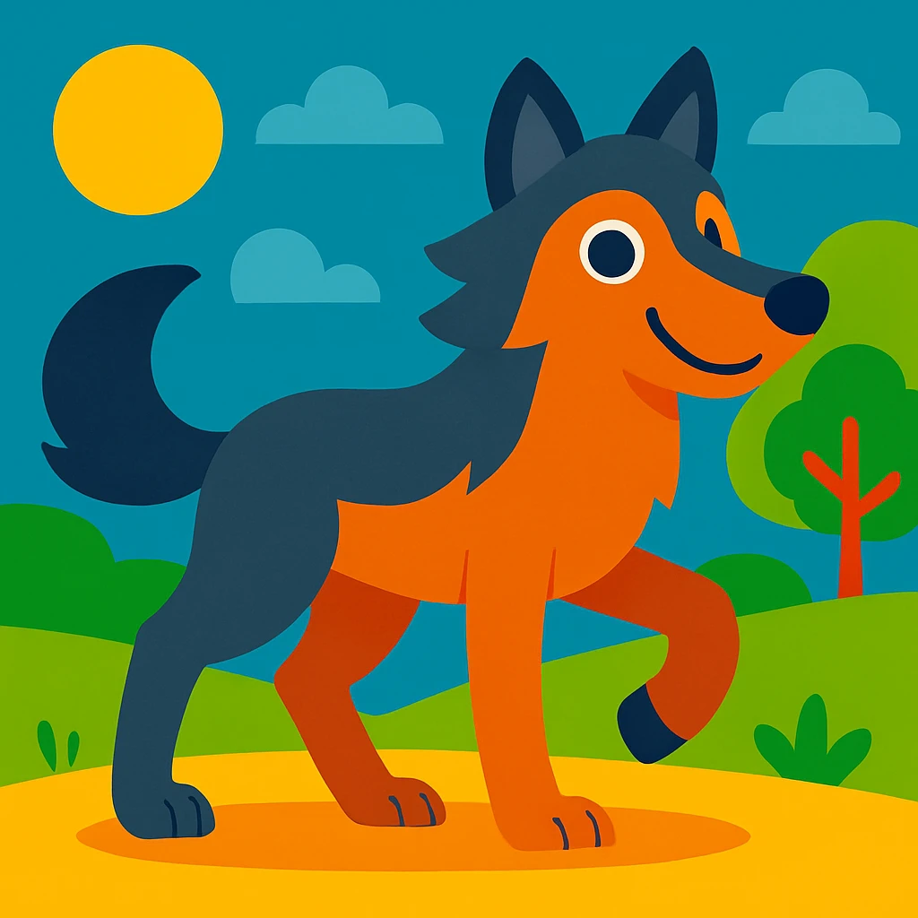 Wolf emoji
