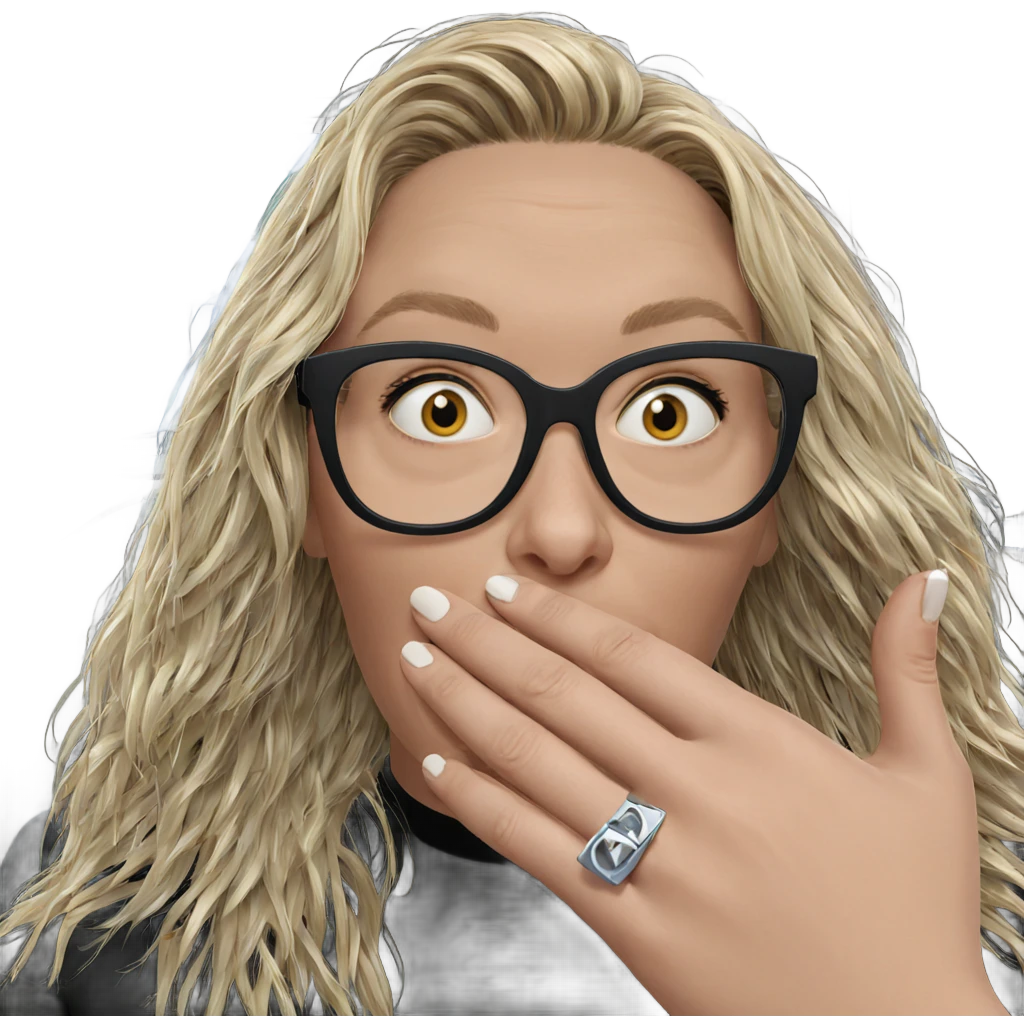blonde girl in car interior emoji