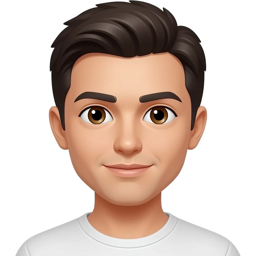 Kahverengi gözlü, kumral emoji