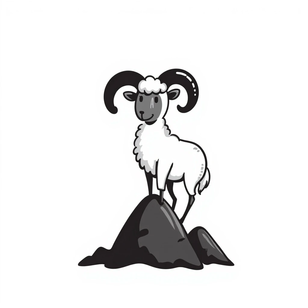Dall sheep emoji