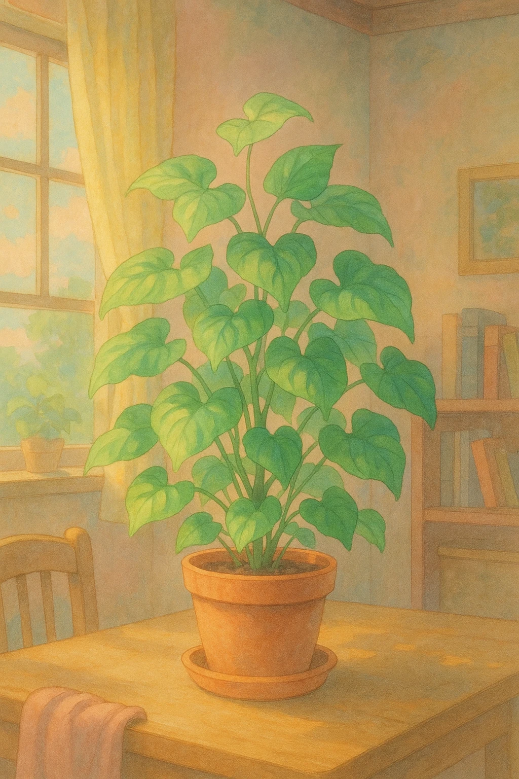 soft and whimsical home plant emoji