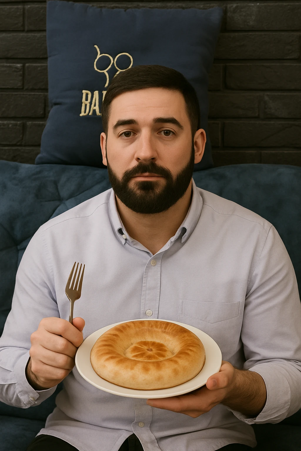 birinchidagi odamni yuziga 2 rasmdagi odamga uzidak qilib chizib bergin xuddu shunday non yen utirganini emoji