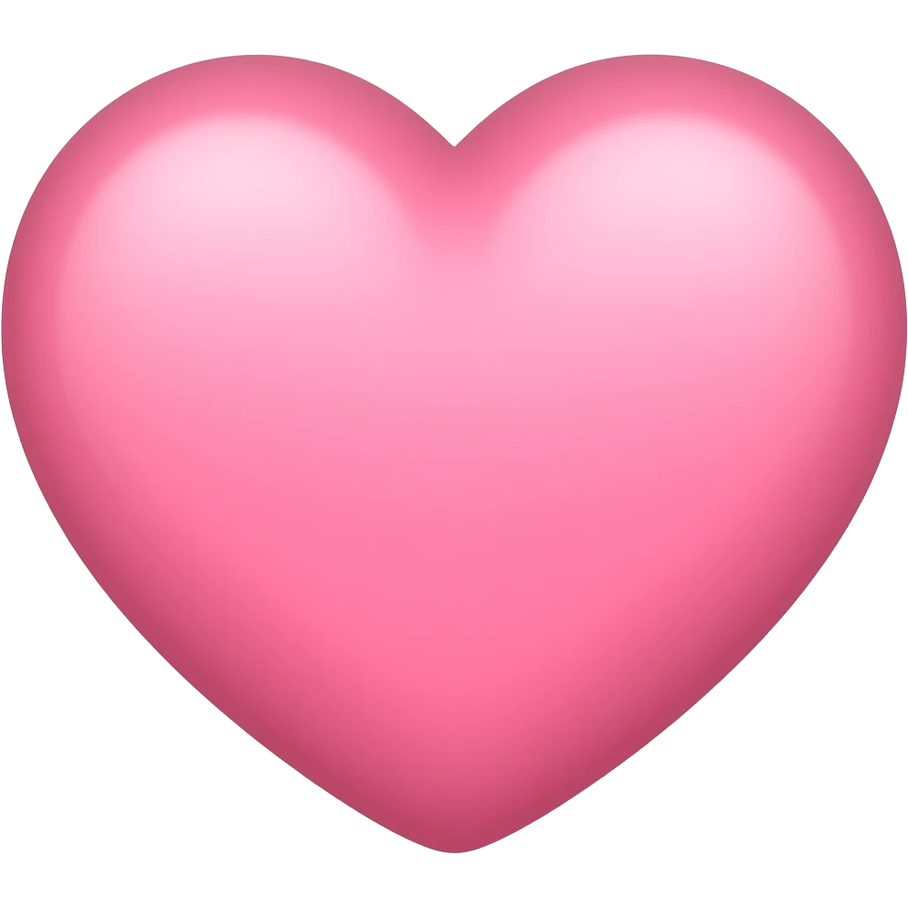 Saved Corazón rosado claro súper claro emoji