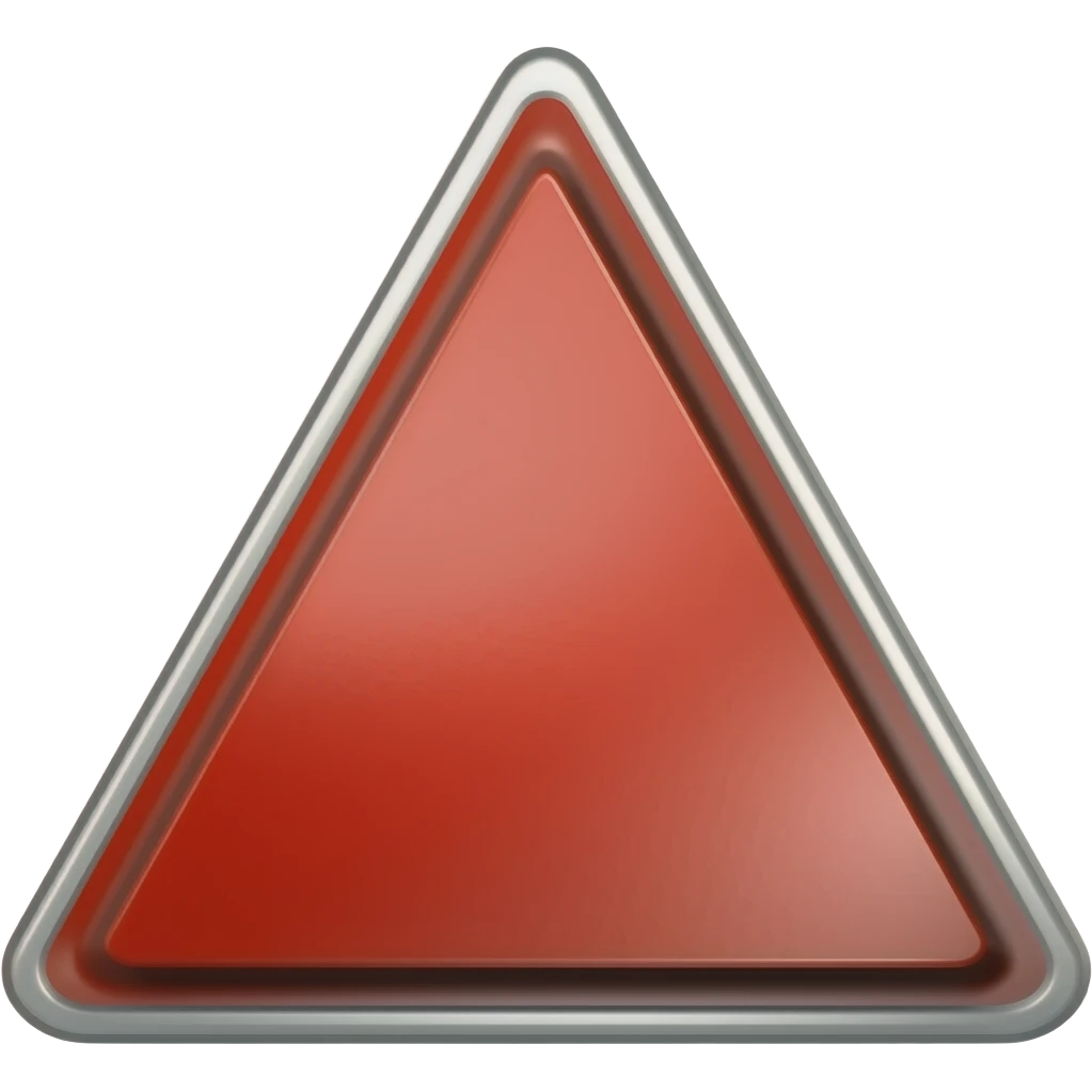 red traingle card symbol emoji