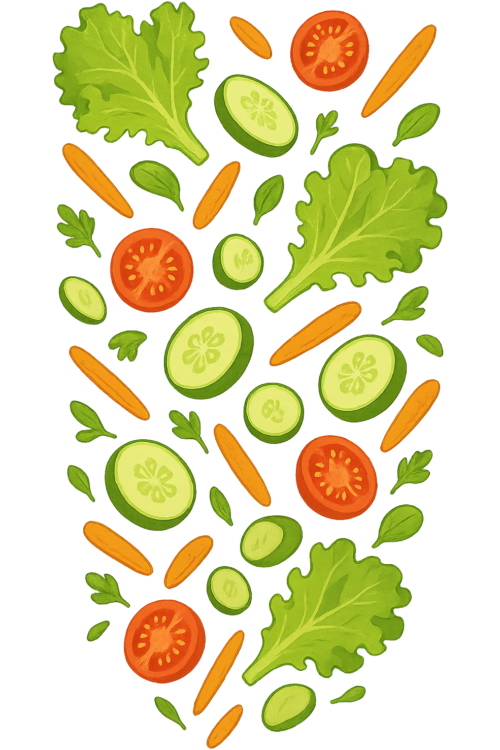 insalata che cade verticalmente emoji