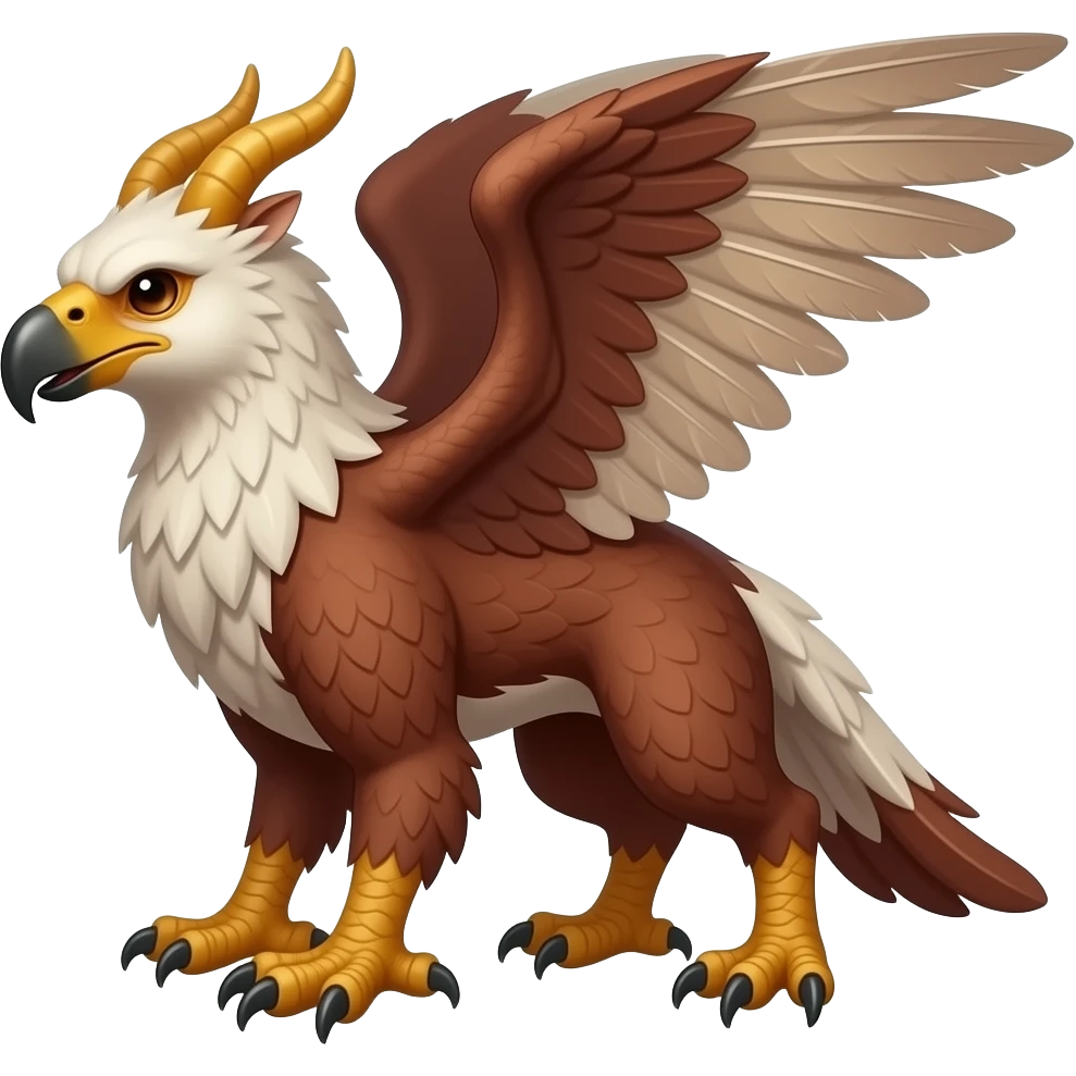 reddish-white-brownish-gryphon-griffin-GriffSnuff-animal-hybrid-creature emoji
