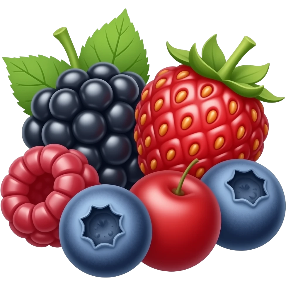 Mixed berries emoji