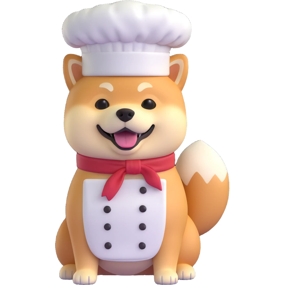 shiba inu chef emoji